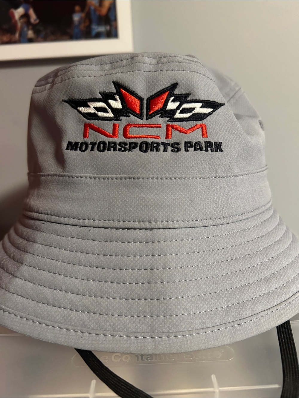 Grey NCM MotorSports Park Bucket Hat